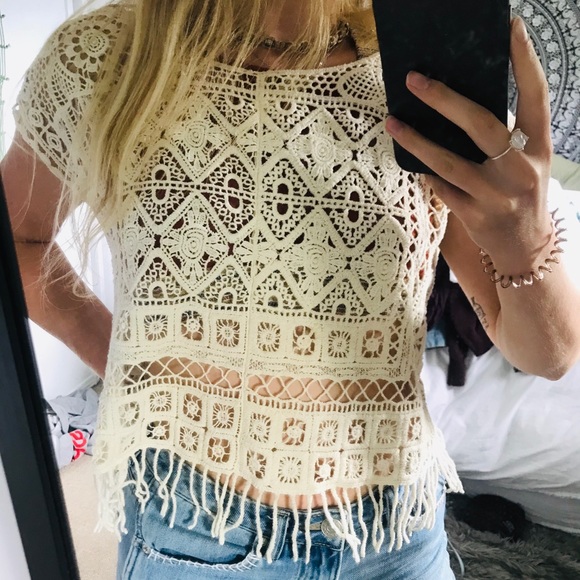 Crochet T Shirt - Picture 1 of 4